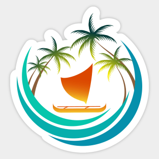 island life Sticker